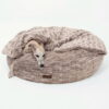 Dogco Nest – Soft Cappuccino | Covered Dog Cave Bed