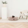 Dogco Pouf – Soft Cappuccino | Round Dog Pouf Bed