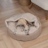 Dogco Nest – Cream Pie | Covered Dog Cave Bed