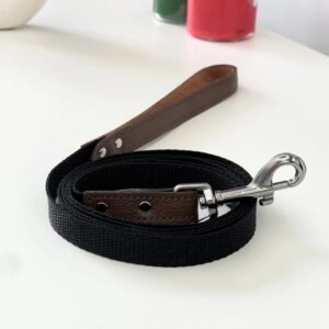 Leather Dog Leash – Brown 170 cm