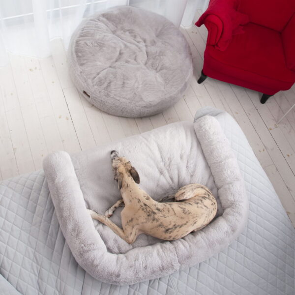 Sofa Mat – Gray Shaggy | Dog Bed Cover for Sofa & Bed