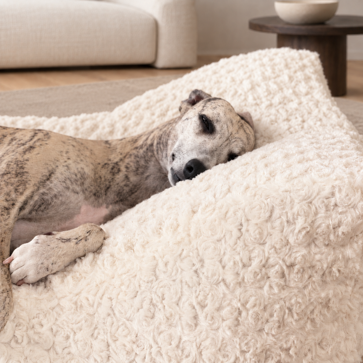 Beddy-bye Hundebett – Cream Roses
