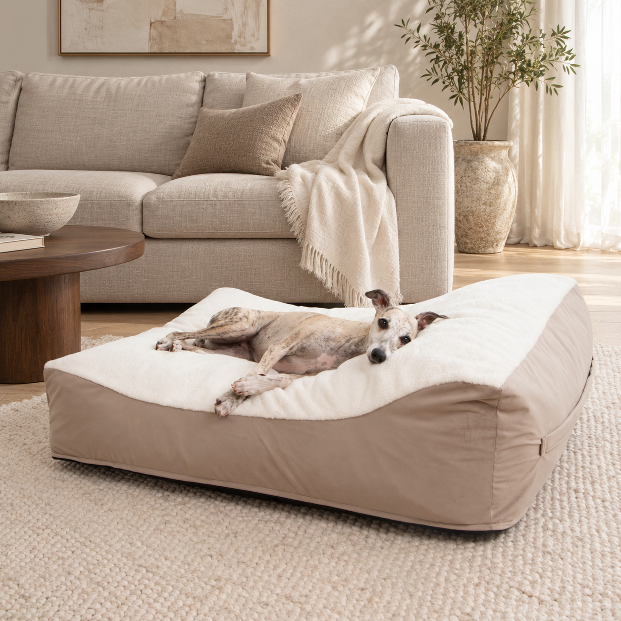 Beddy-bye Dog Bed – Vanilla Latte