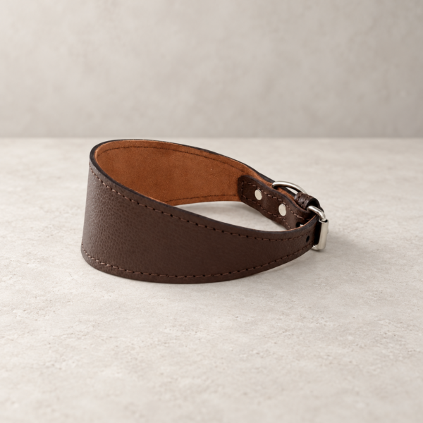 Sighthound Leather Collar – Brown
