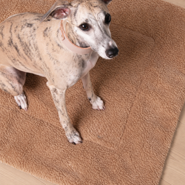 Dogco Travel Mat – Brown Sheepskin