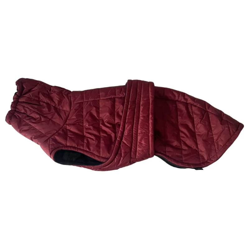 Quilted Winter Jacket for Sighthounds – Padded | Bordeaux - Image 4